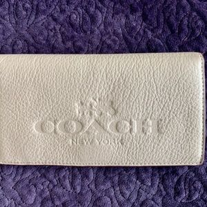 Coach Signature Checkbook Cover